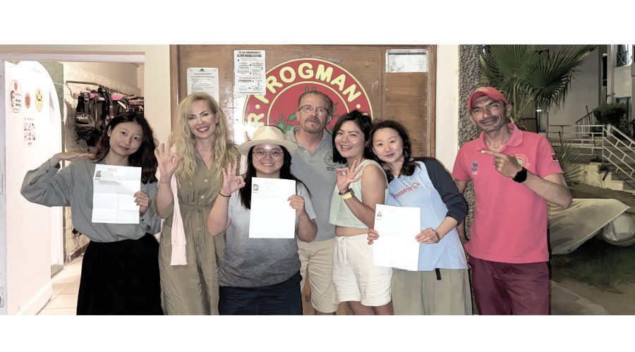 我報名了三天的 PADI OW 證照課程，那是一段難忘又充滿挑戰的旅程