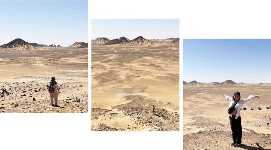 黑沙漠的地貌來自於數百萬年前的火山活動