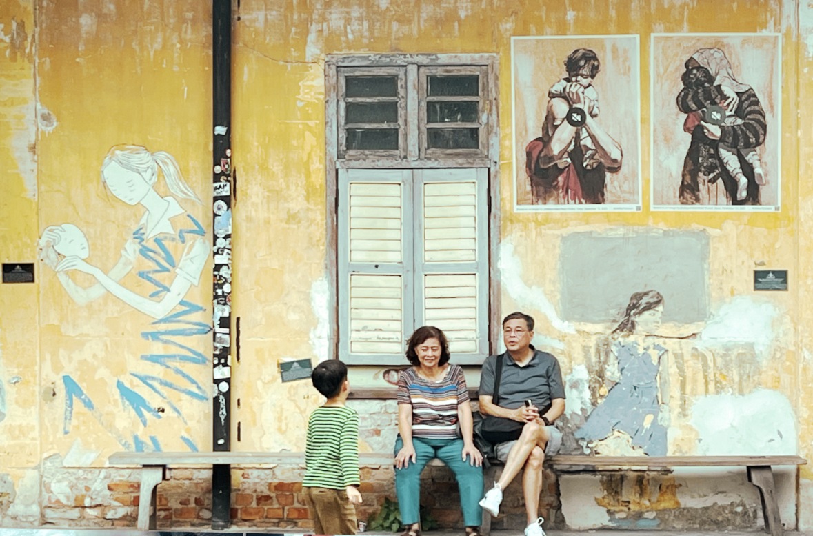 檳城喬治市壁畫散步地圖