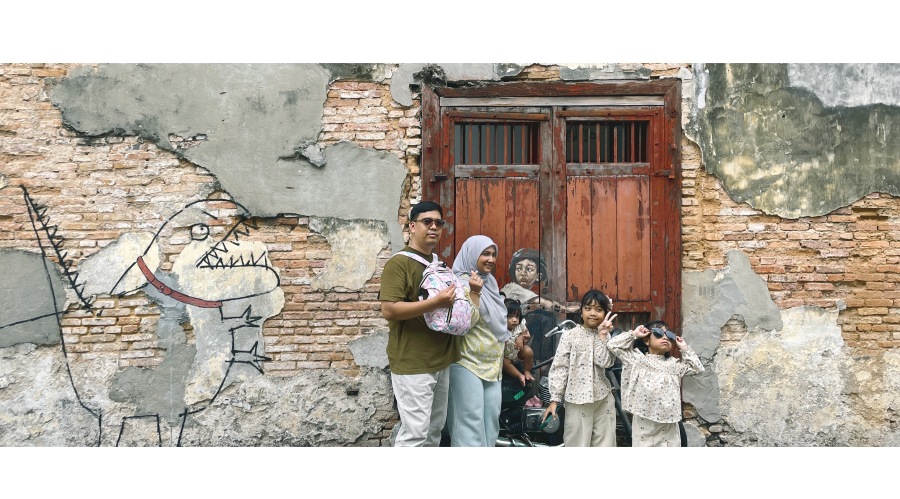 檳城壁畫｜追風少年