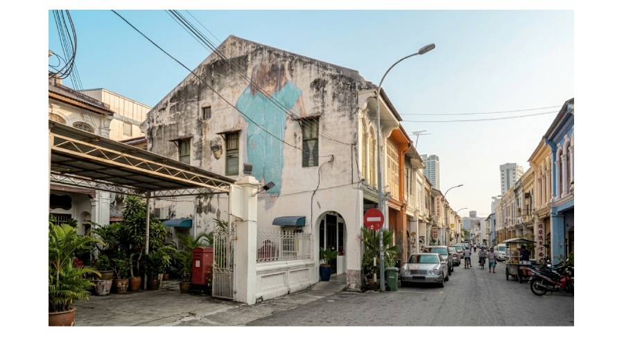 藍色衣服的小女孩