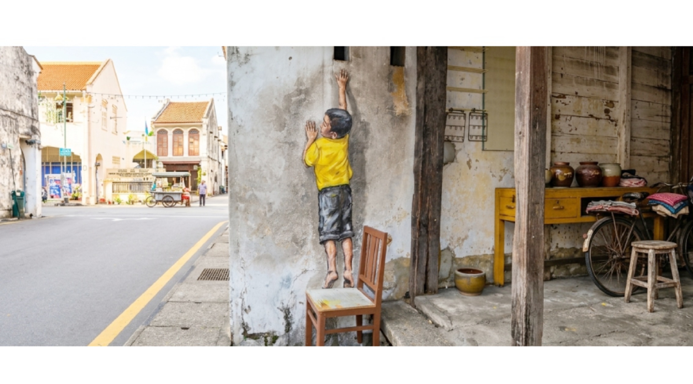 檳城印象｜爬牆小孩 Reaching Up