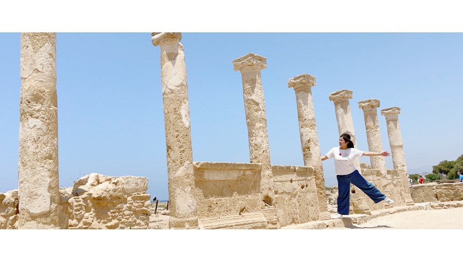 帕佛斯考古公園：海邊石柱下的羅馬遺跡
