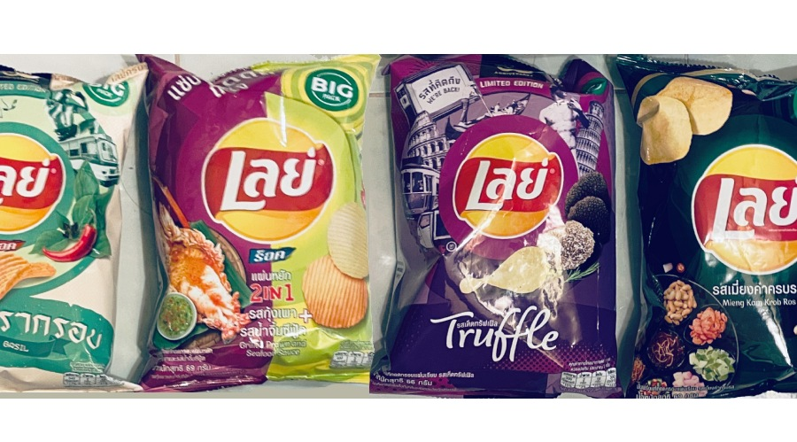 泰國 Lays 口味豐富到選擇困難，上次買的，這次可能已經絕版